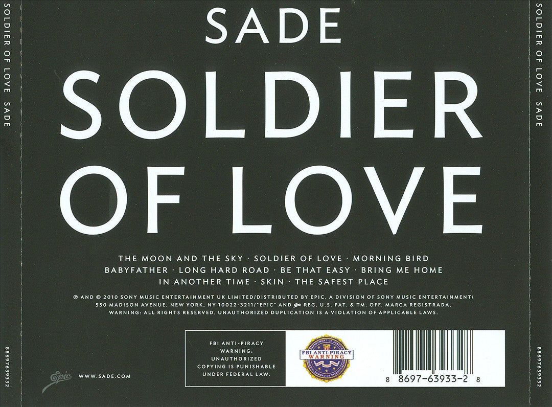 Soldier of Love cover art