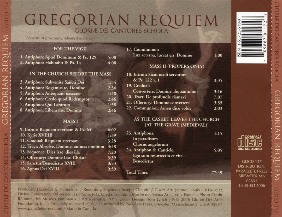 Gregorian Requiem: Chants of the Requieum Mass cover art
