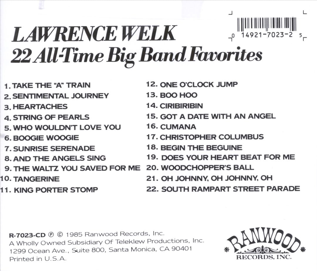 22 All Time Big Band Favorites cover art