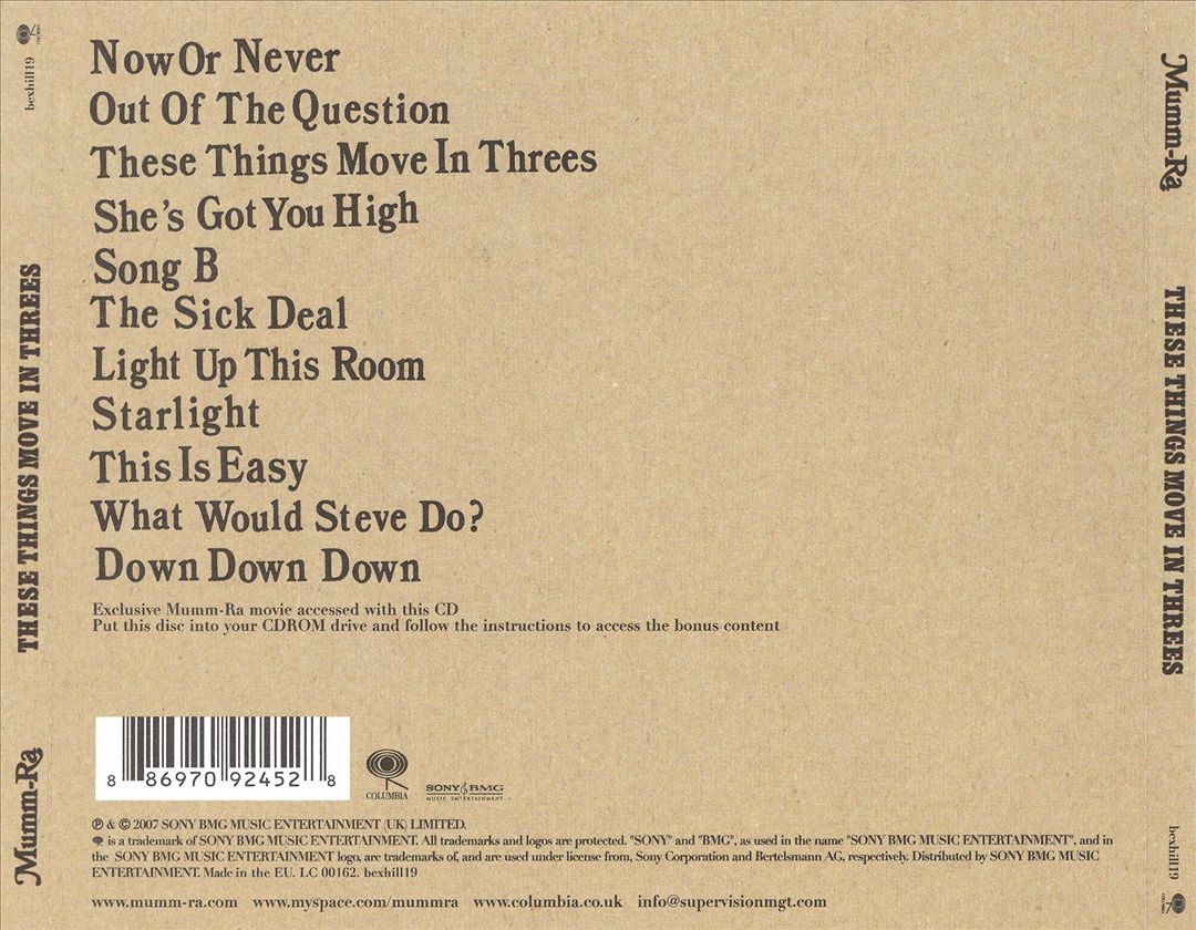 These Things Move in Threes cover art