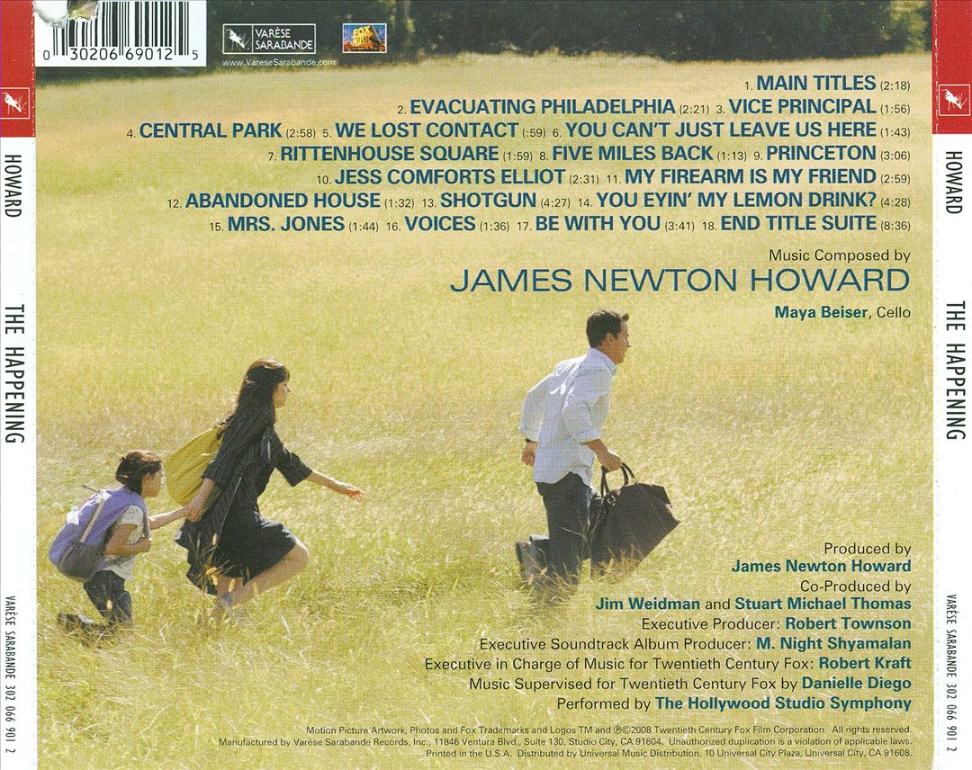 The Happening [Original Score] cover art