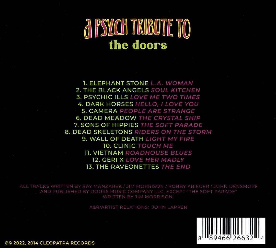 Psych Tribute to the Doors cover art