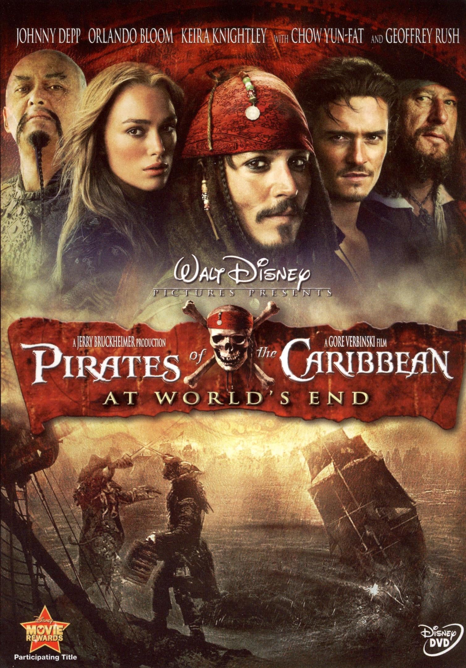 Pirates of the Caribbean: At World's End cover art