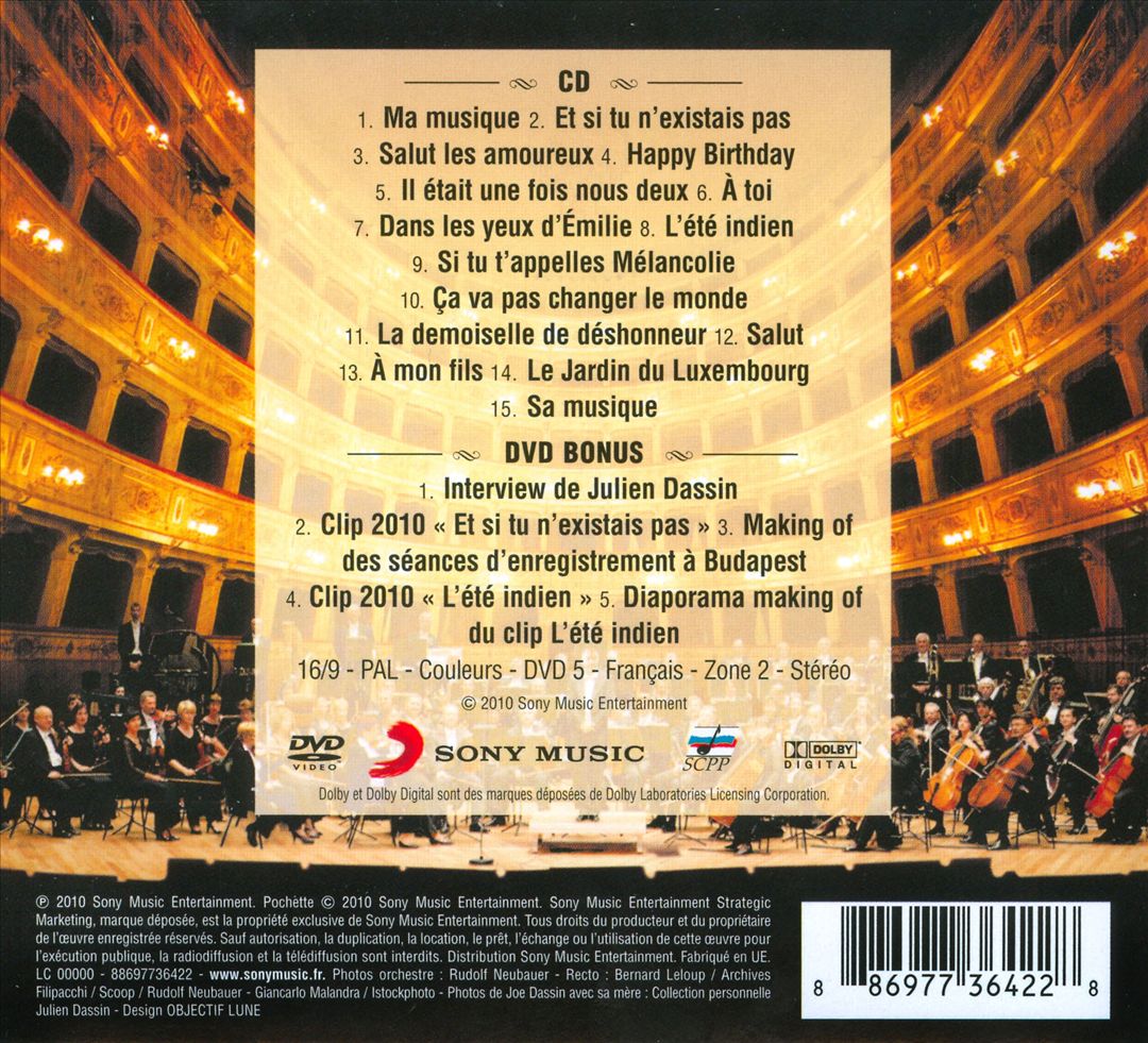 Joe Dassin Symphonique [Bonus DVD] cover art