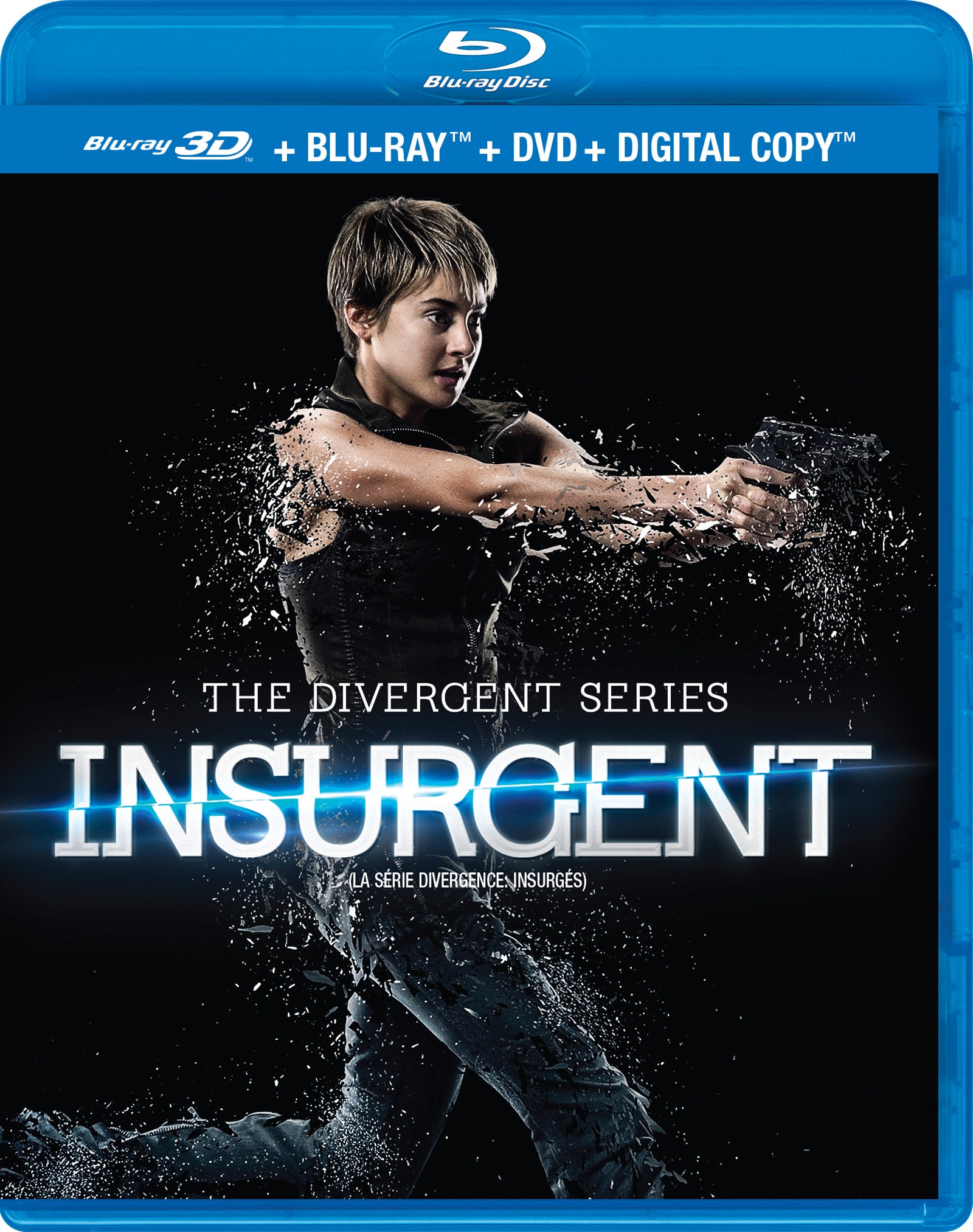 Divergent Series: Insurgent [3D] [Blu-ray/DVD] cover art