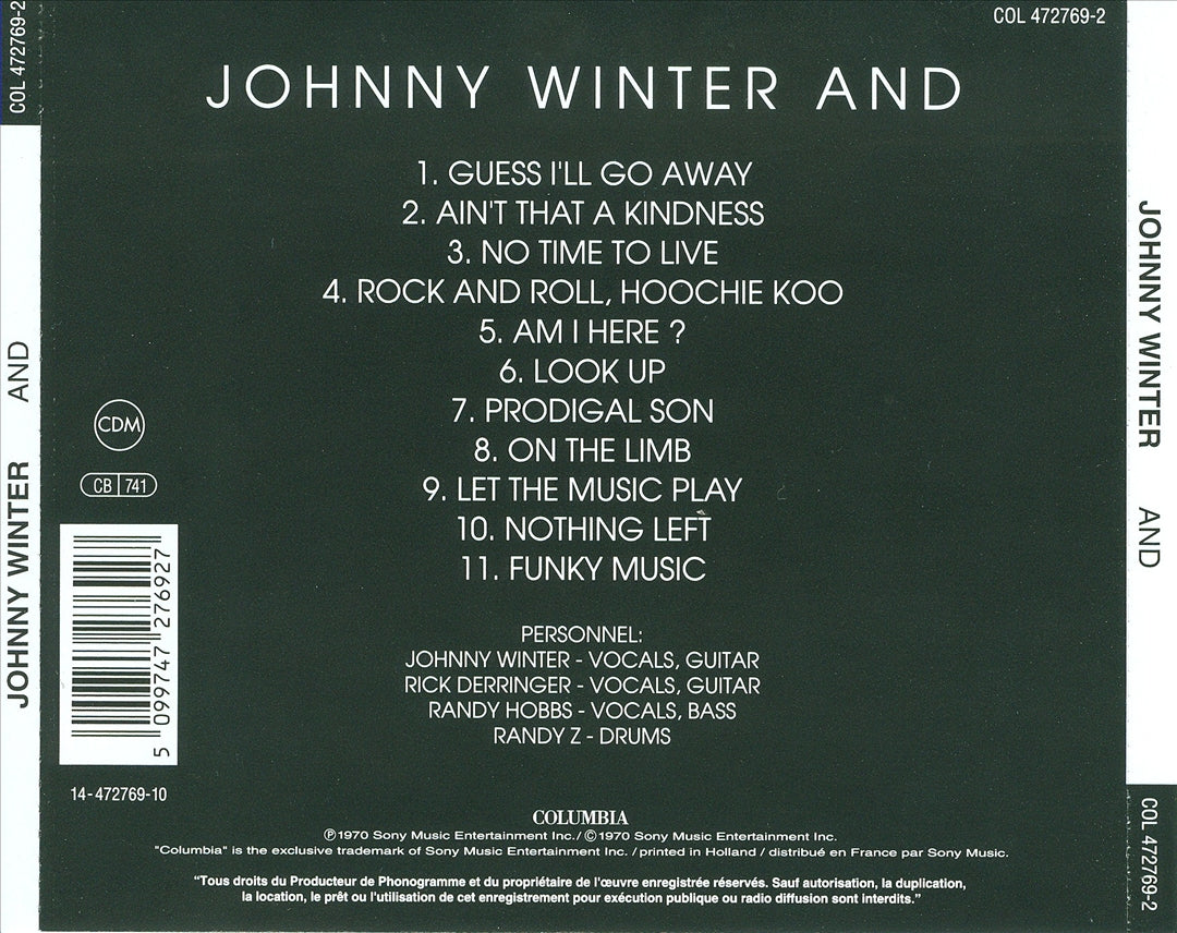 Johnny Winter And cover art
