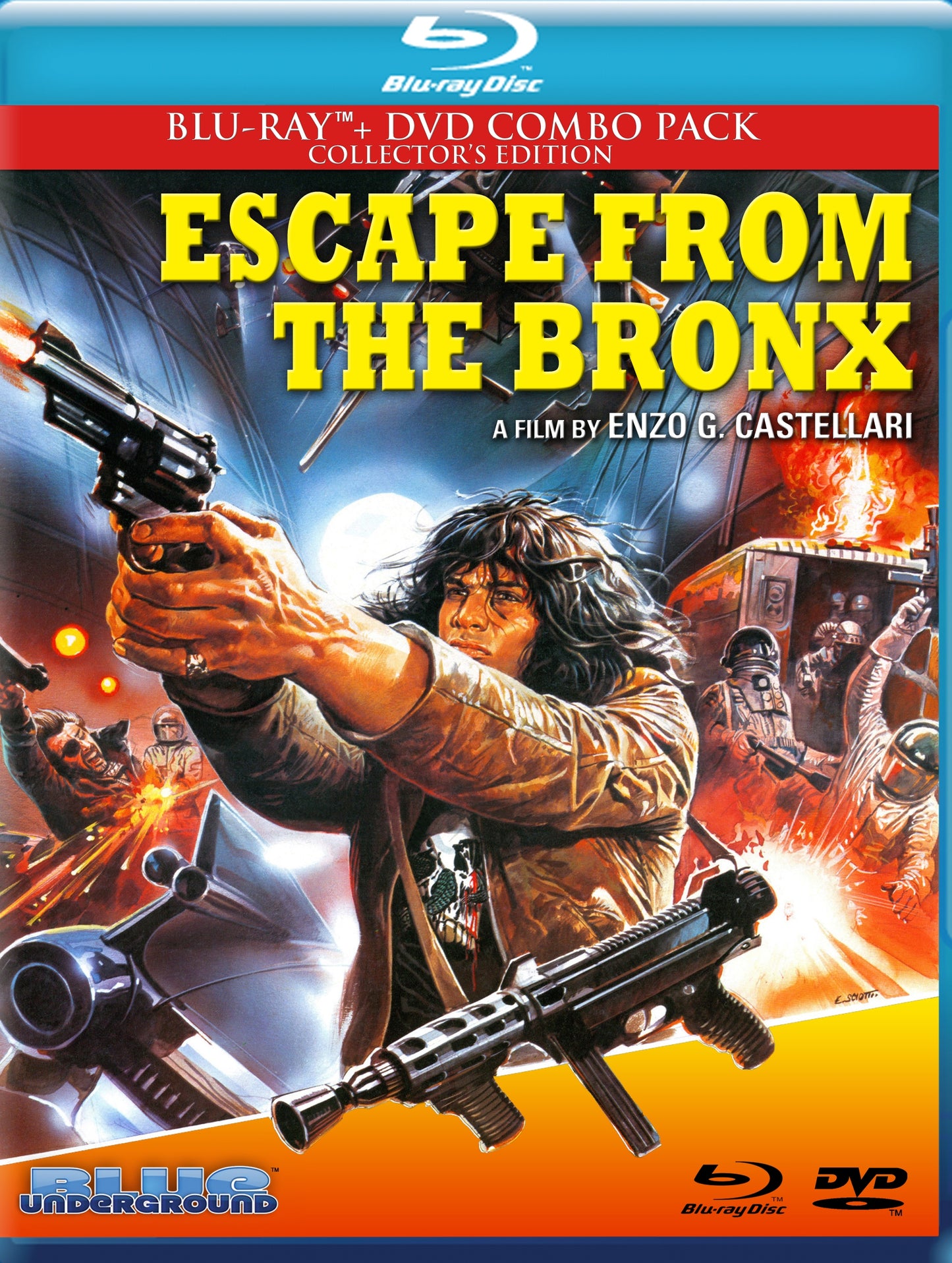 Escape from the Bronx [2 Discs] [Blu-ray/DVD] cover art