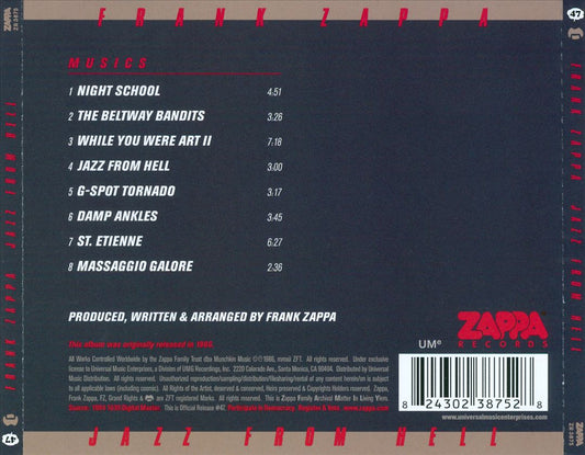 Jazz from Hell cover art