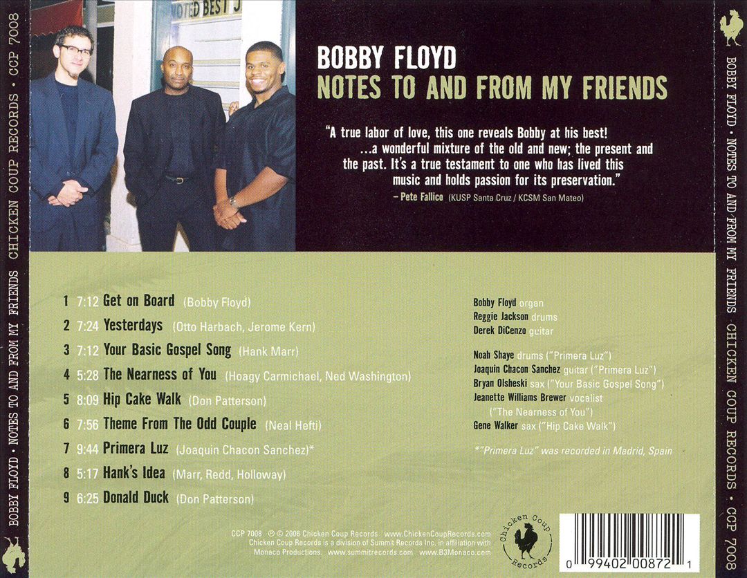 Notes to and from My Friends cover art