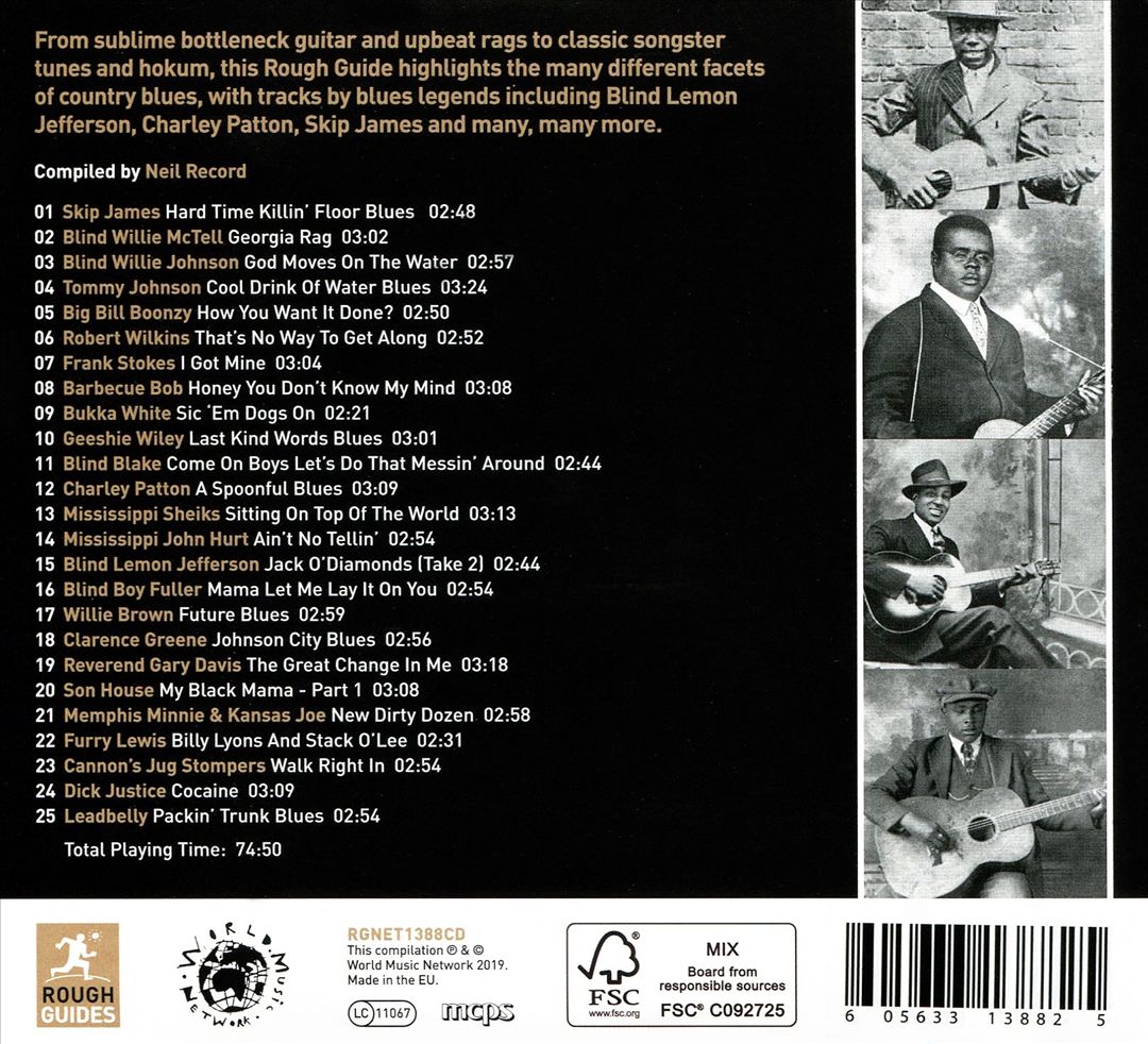 Rough Guide to Country Blues cover art