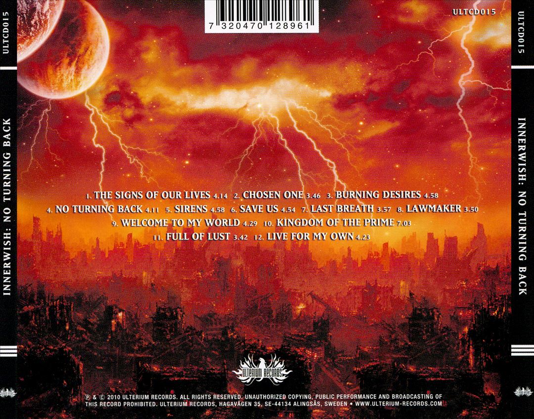 No Turning Back cover art