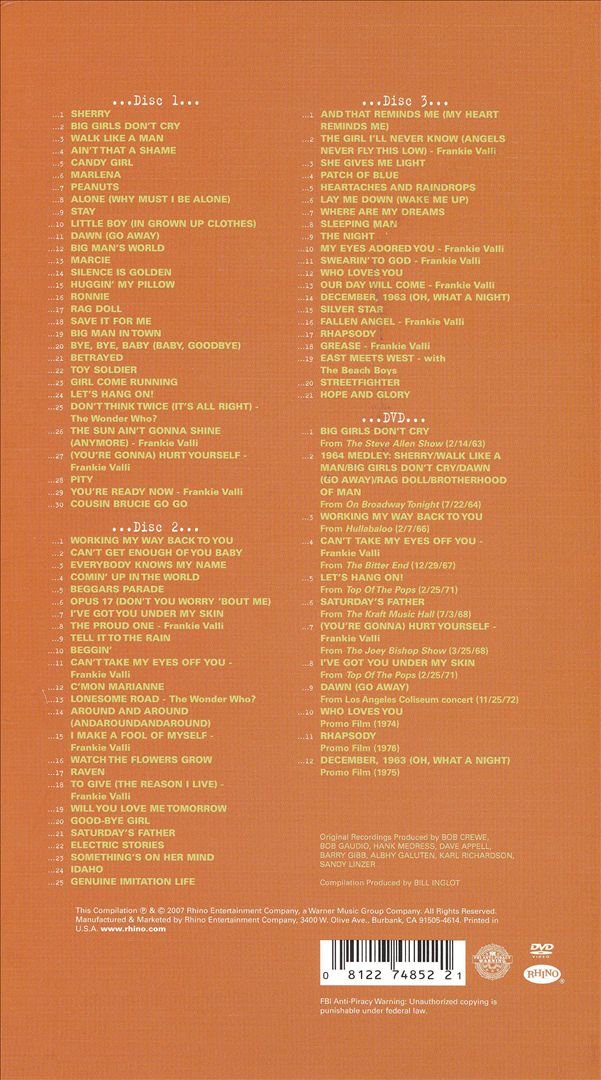 Jersey Beat: The Music of Frankie Valli & the Four Seasons cover art