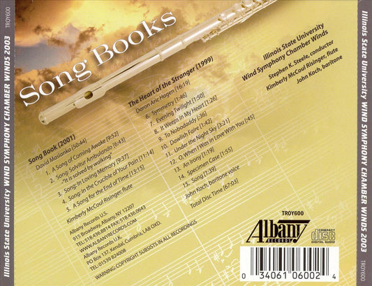Song Books: The Music of David Maslanka and Daron Hagen cover art