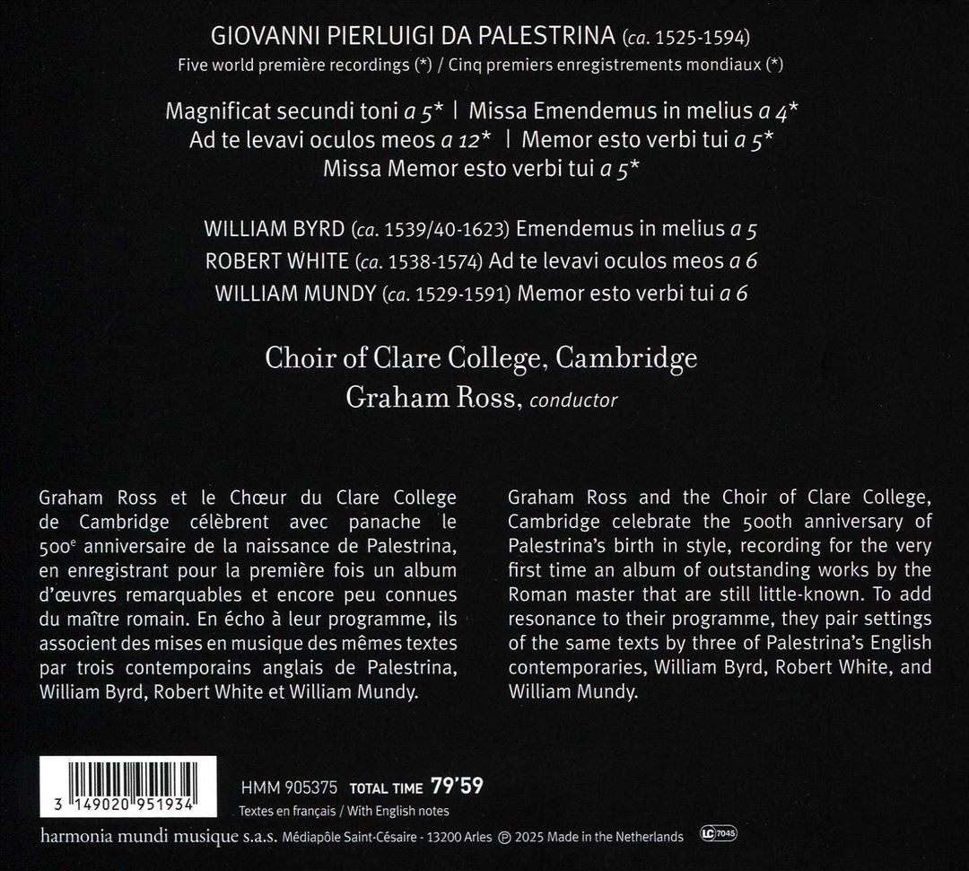 Palestrina Revealed cover art
