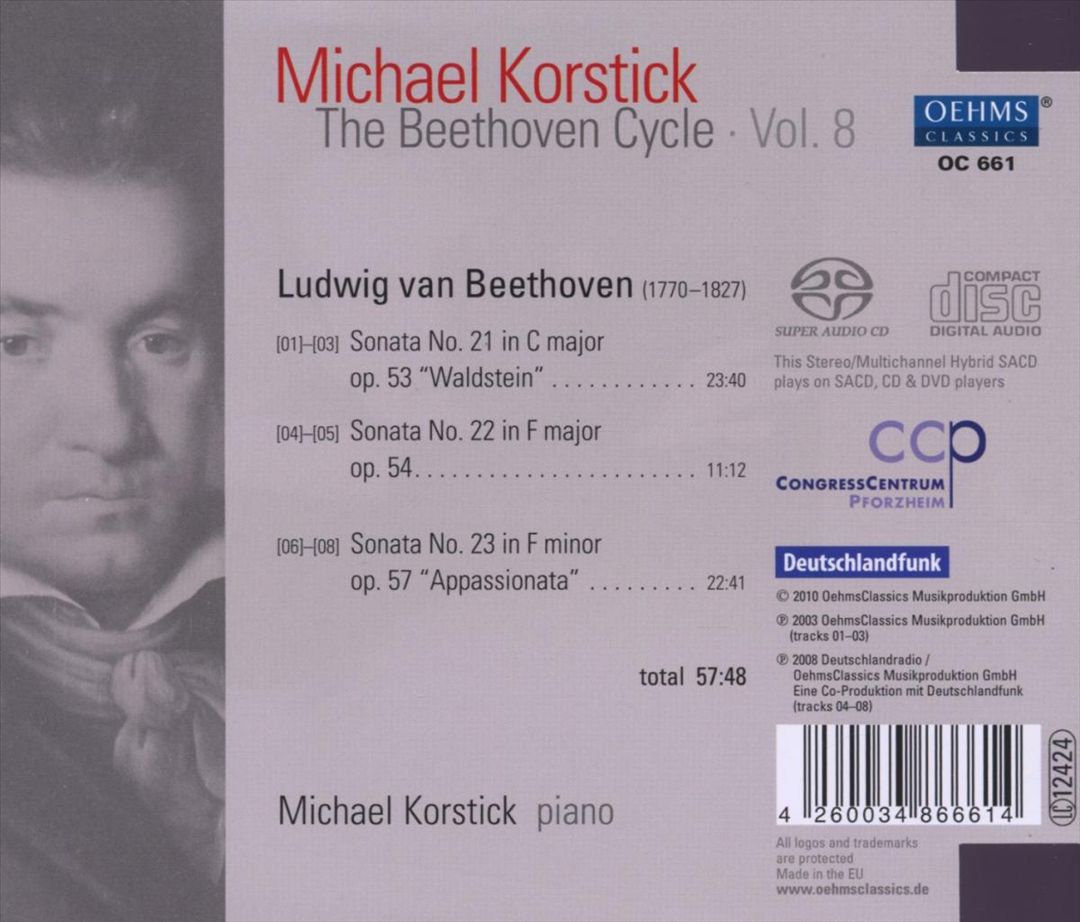Beethoven: Piano Sonatas, Vol. 8 cover art