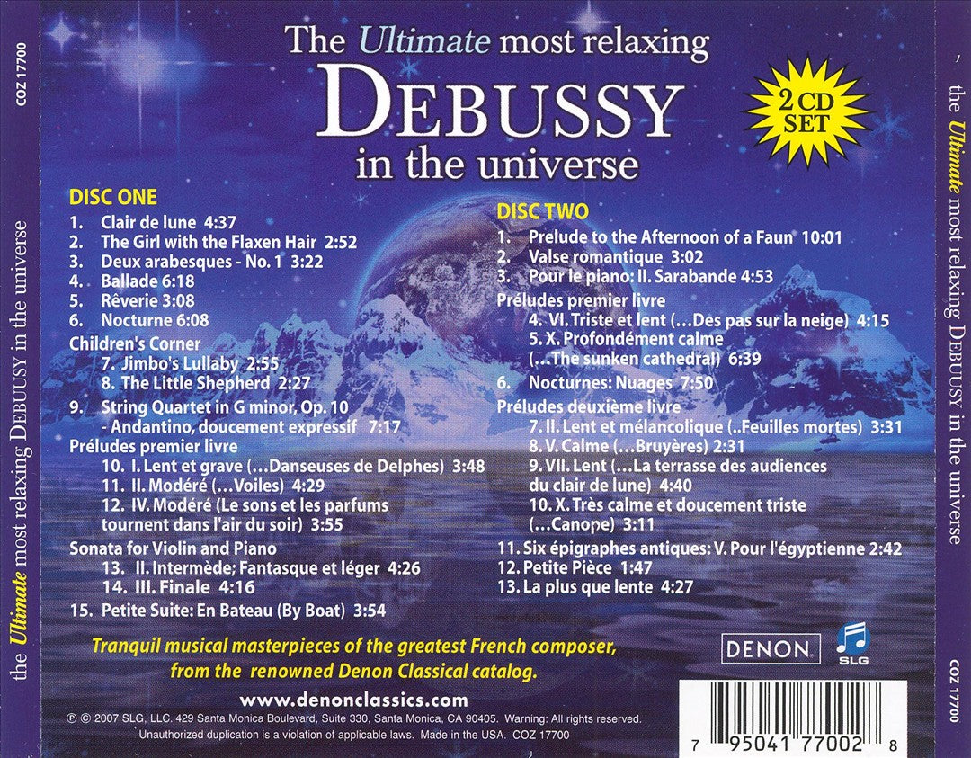 Ultimate Most Relaxing Debussy in the Universe cover art