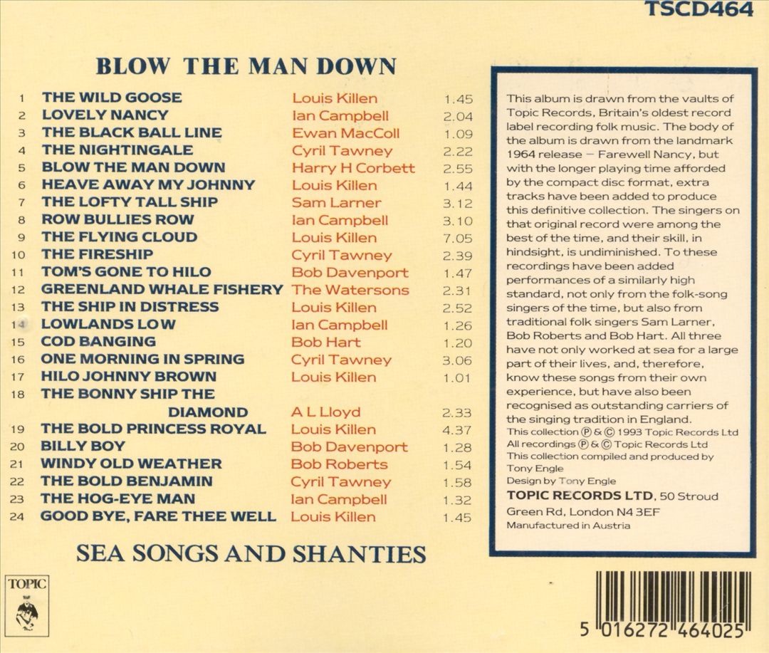 Blow the Man Down cover art