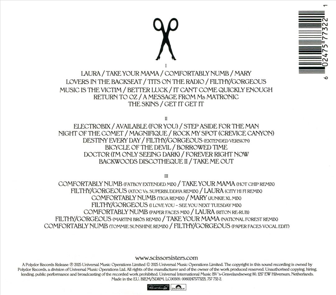 Scissor Sisters [20th Anniversary] [3 CD] cover art