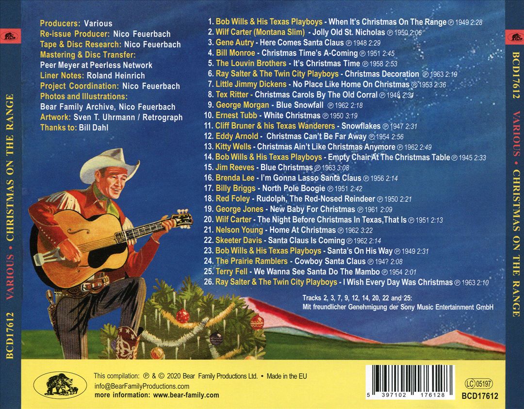 Christmas on the Range: 26 Festive and Swingin' Country Tunes cover art