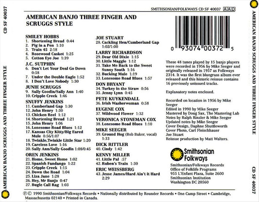 American Banjo: Three Finger & Scruggs Style cover art