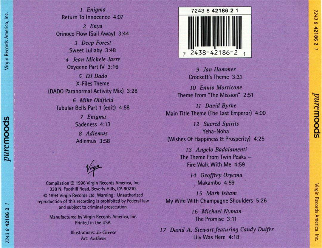 Pure Moods cover art