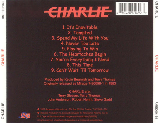 Charlie cover art