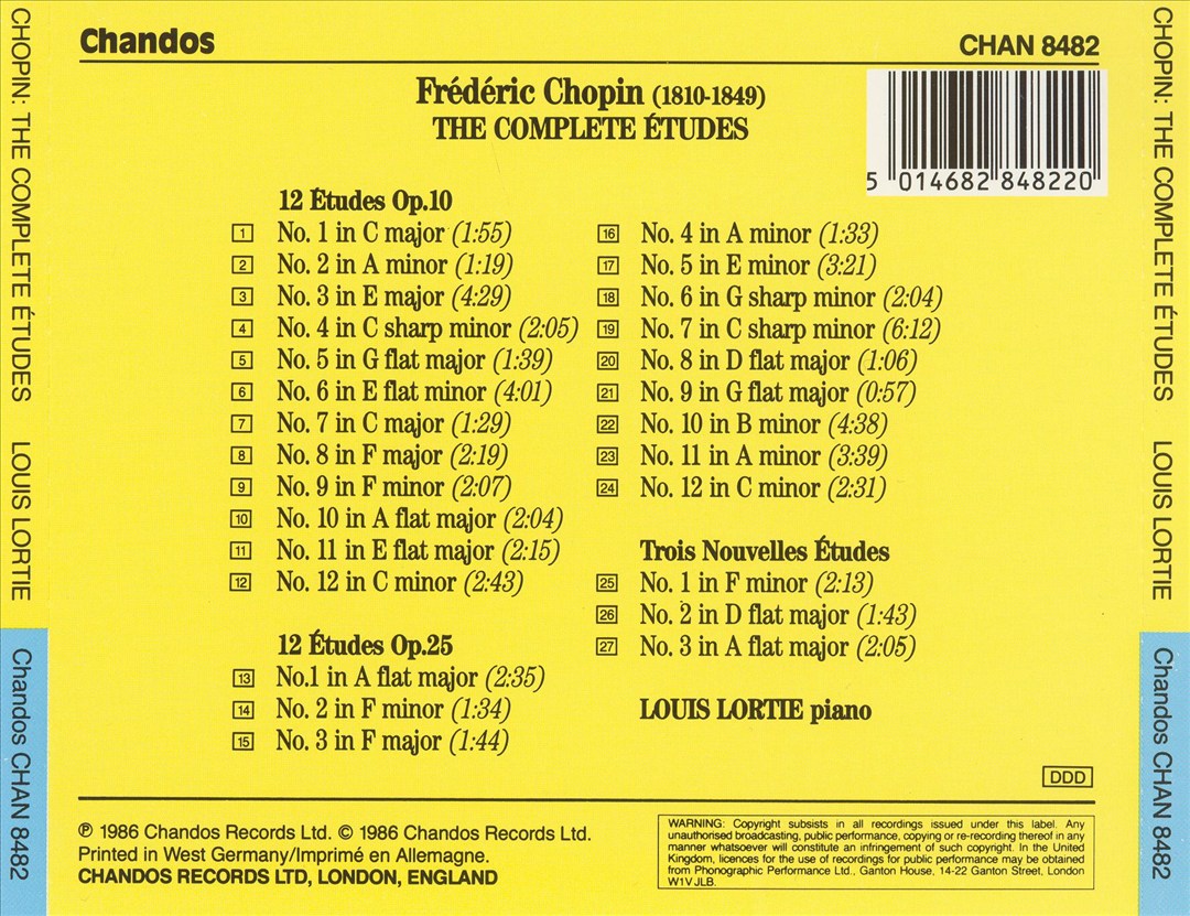 Chopin: The Complete Études cover art