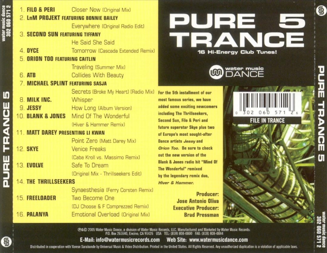Pure Trance, Vol. 5 cover art