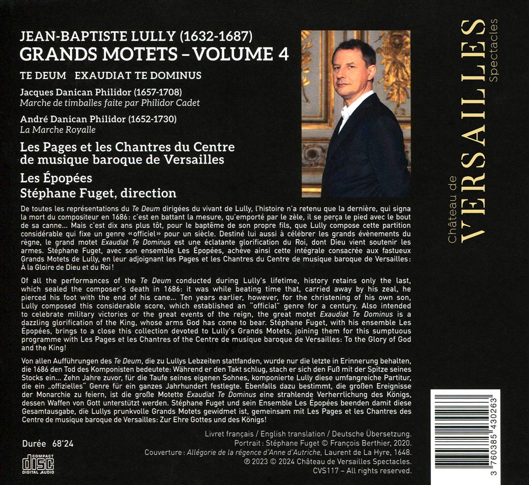 Lully, Vol. 4: Te Deum cover art