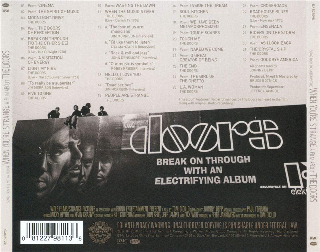 When You're Strange: A Film About the Doors cover art