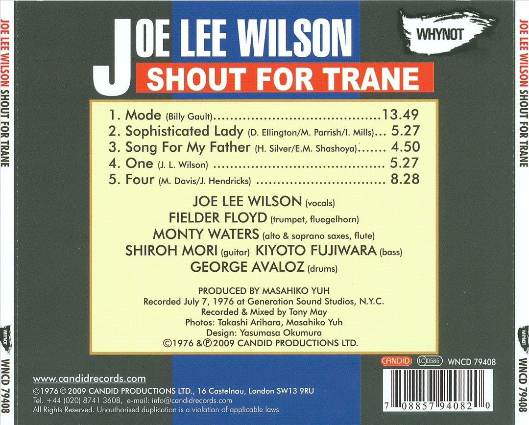 Shout for Trane cover art