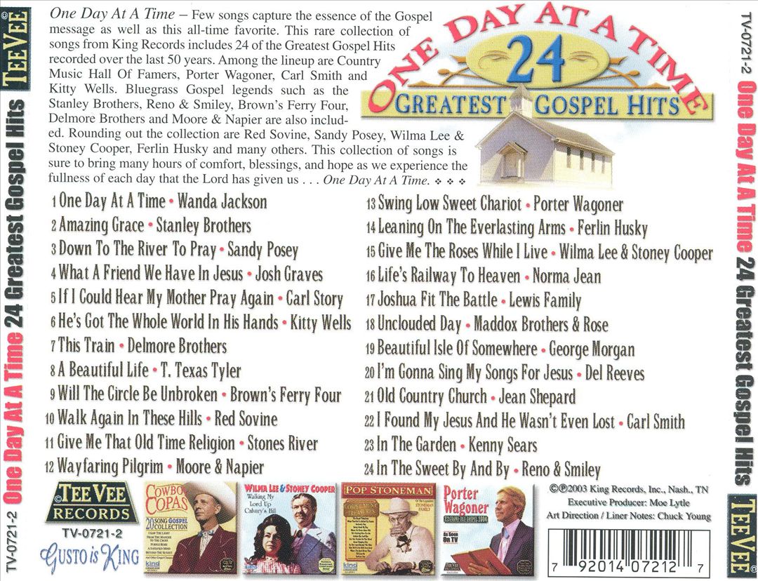 One Day at a Time: 24 Greatest Gospel Hits cover art