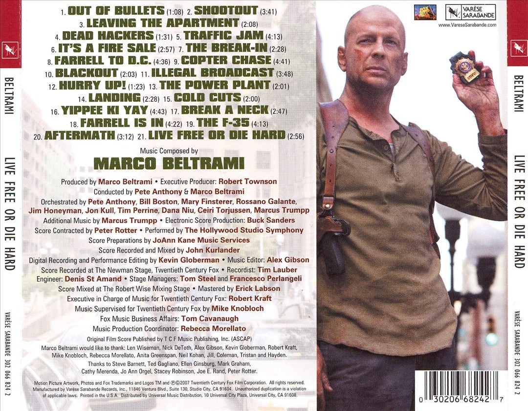 Live Free or Die Hard [Original Motion Picture Soundtrack] cover art