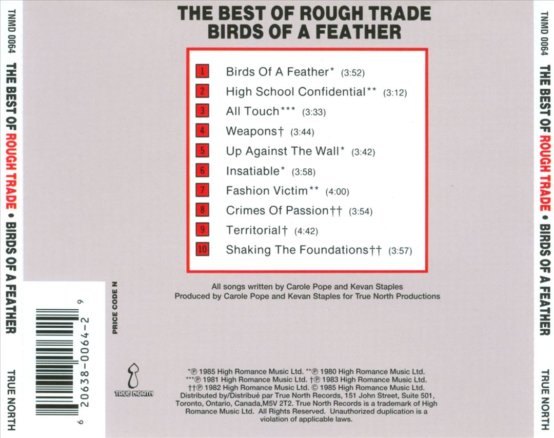 Birds of a Feather: The Best of Rough Trade cover art
