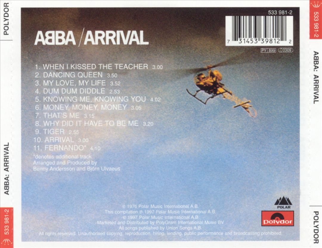 Arrival [Import Bonus Tracks 2000] cover art