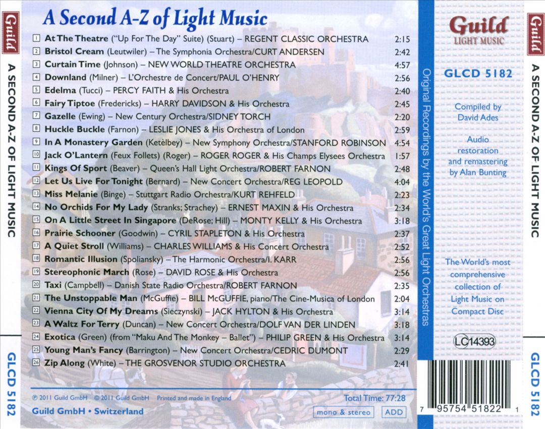 Golden Age of Light Music: A Second A-Z of Light Music cover art