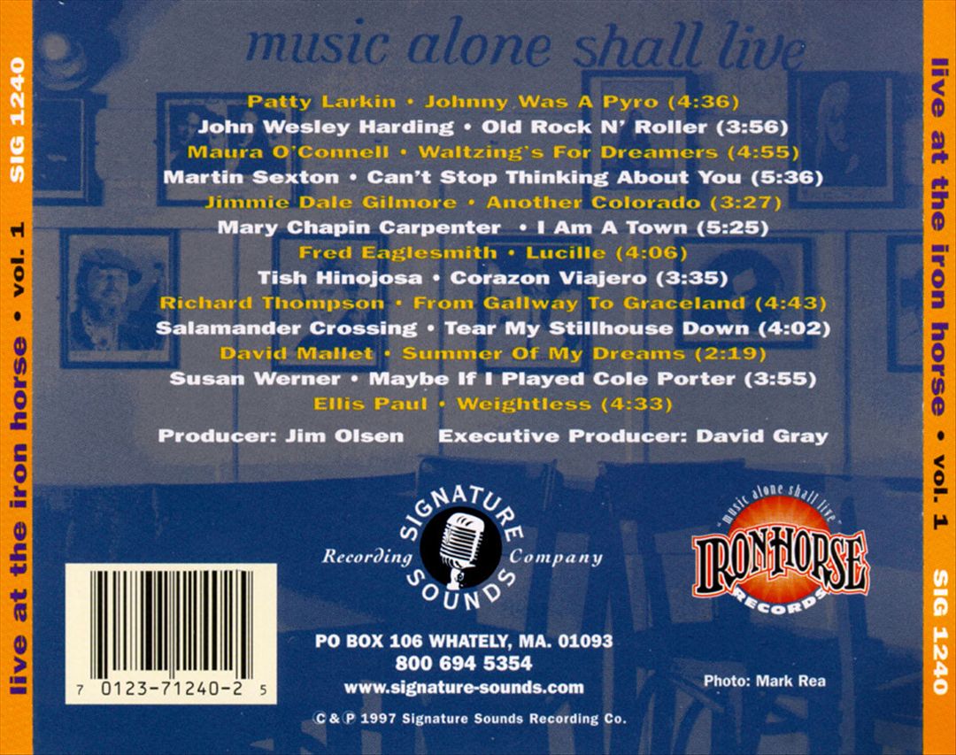 Live at the Iron Horse cover art