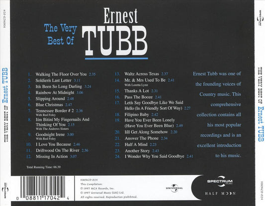 Very Best of Ernest Tubb cover art