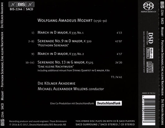 Mozart: Posthorn Serenade; Eine Kleine Nachtmusik cover art