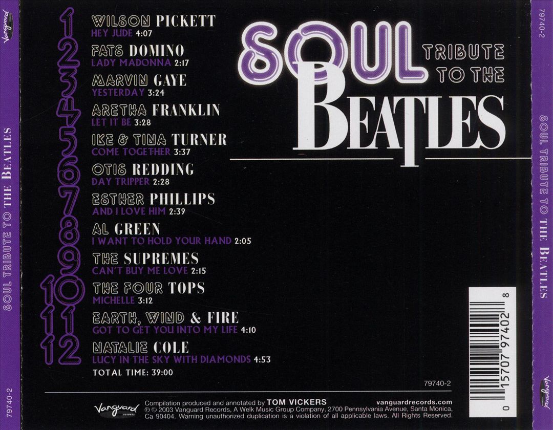 Soul Tribute to the Beatles cover art