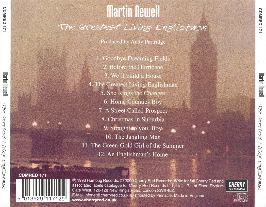 Greatest Living Englishman cover art