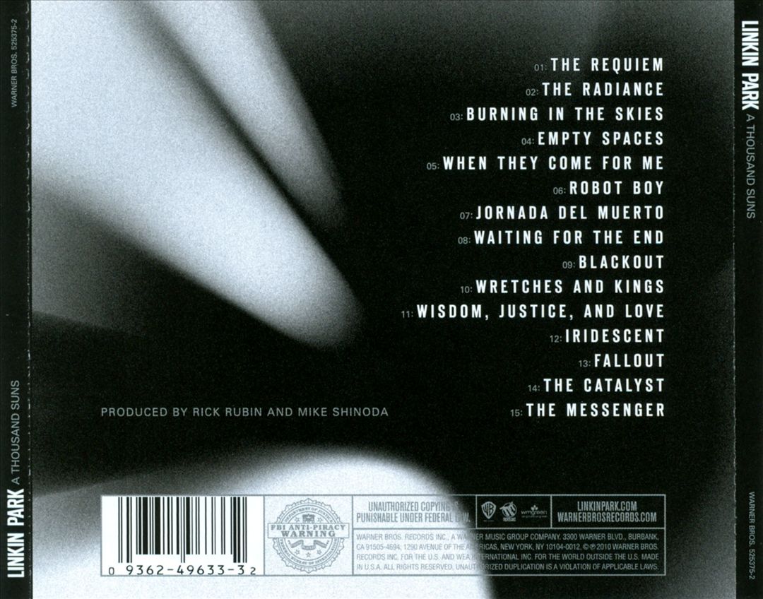 Thousand Suns cover art