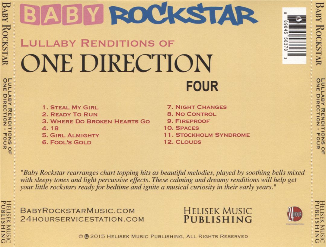 Lullaby Renditions of One Direction: Four cover art