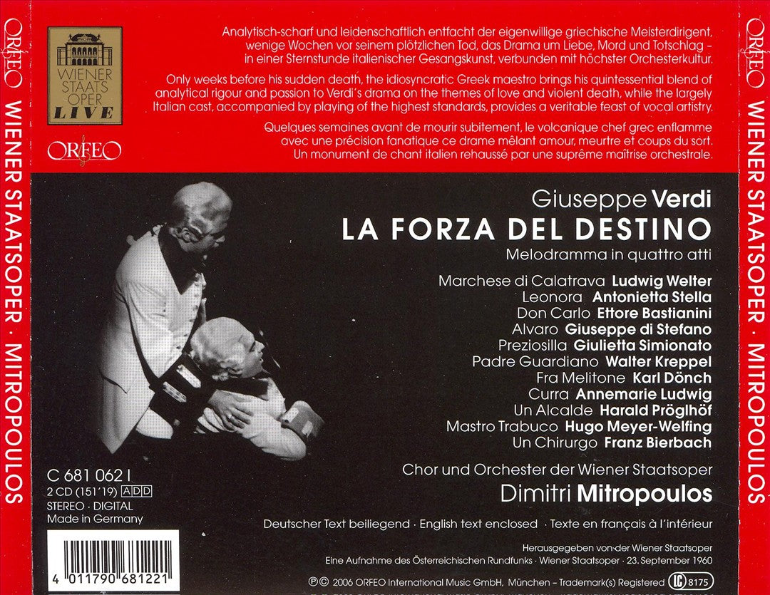 Verdi: La forza del destino cover art