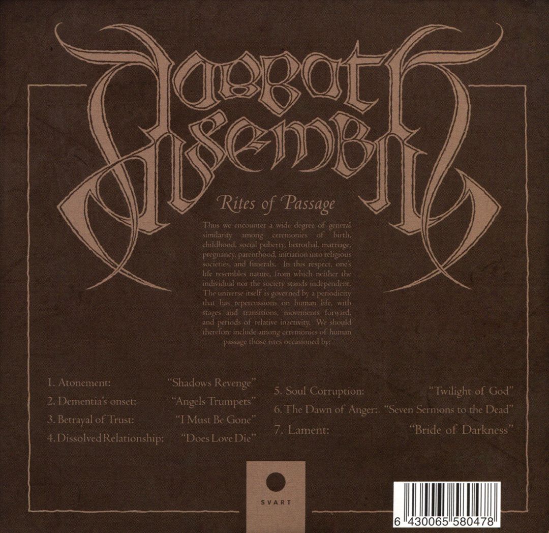 Rites of Passage cover art