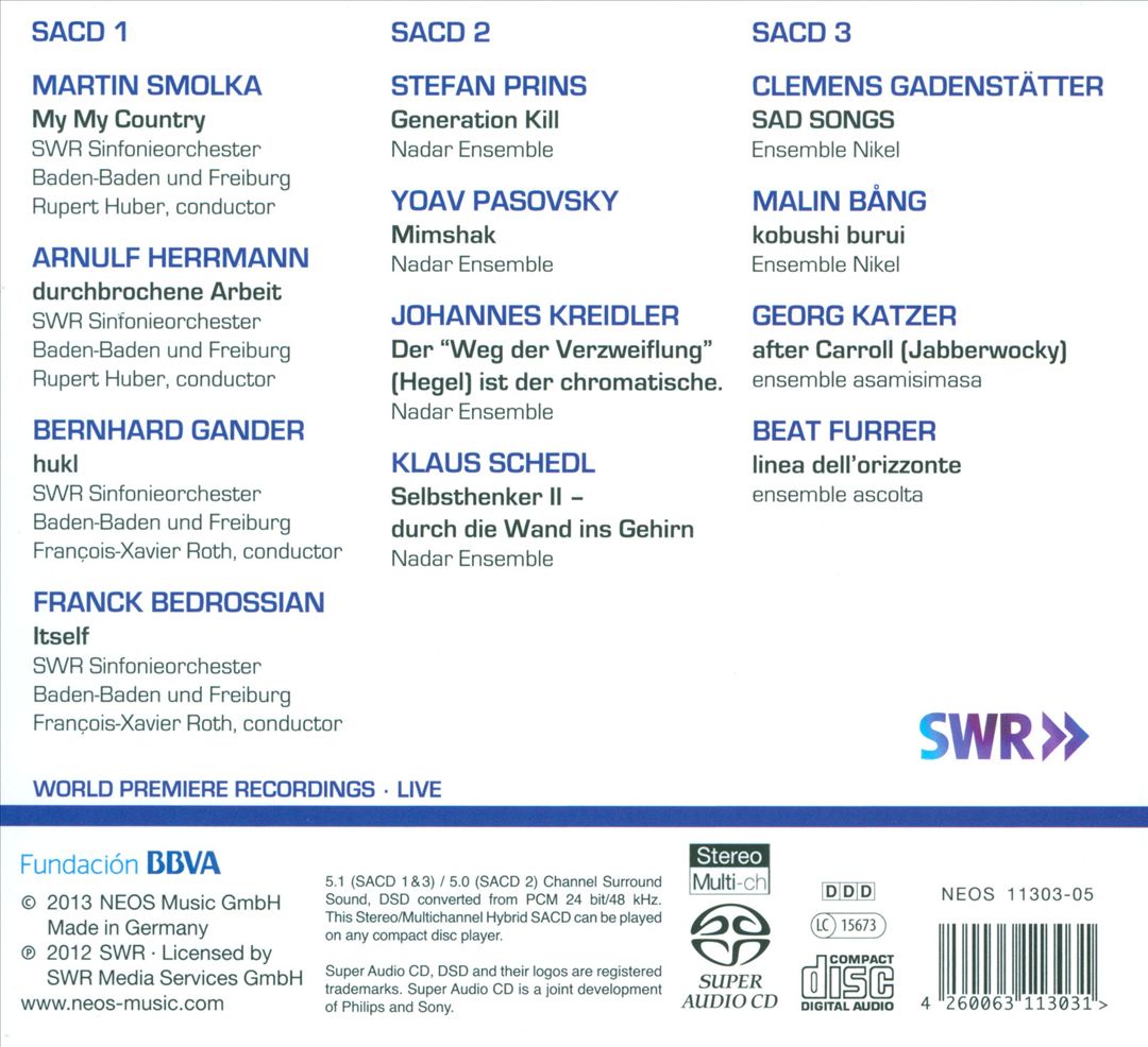 Donaueschinger Musiktage 2012 cover art