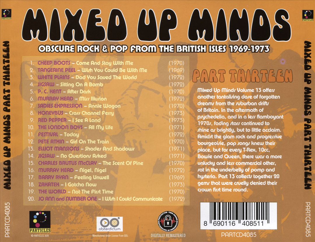 Mixed Up Minds Part Thirteen: Obscure Rock & Pop From the British Isles, 1969-1973 cover art