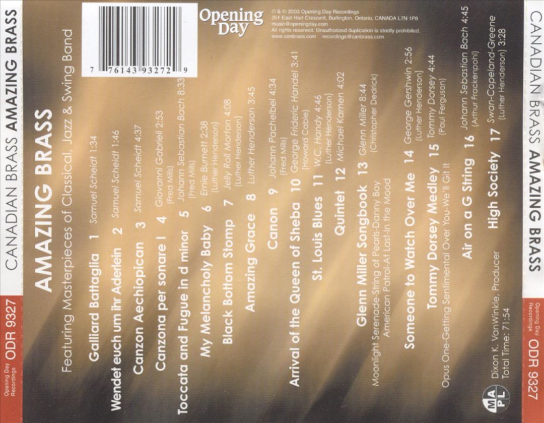Amazing Brass cover art