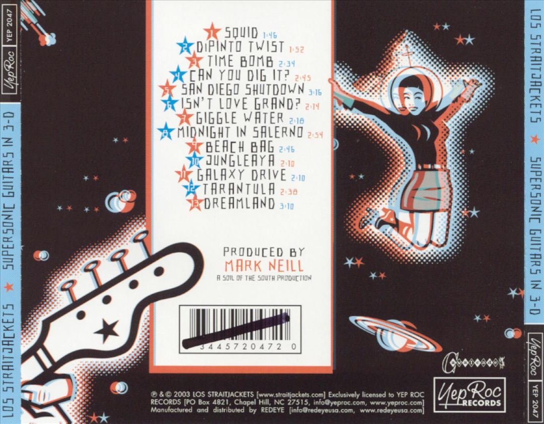Supersonic Guitars in 3-D cover art