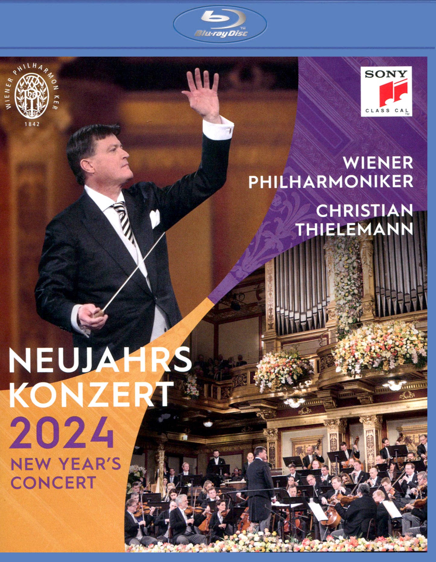 New Year's Concert 2024 (Wiener Philharmoniker) [Blu-ray] cover art